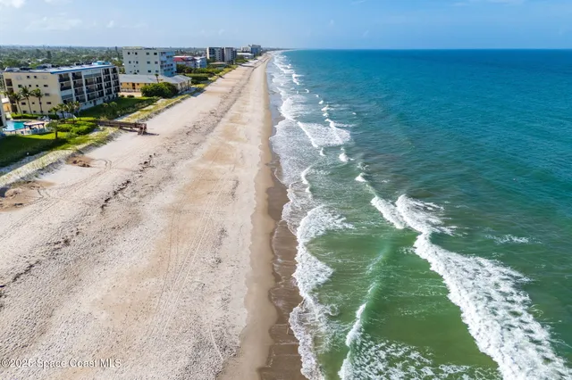 a view of an ocean beach