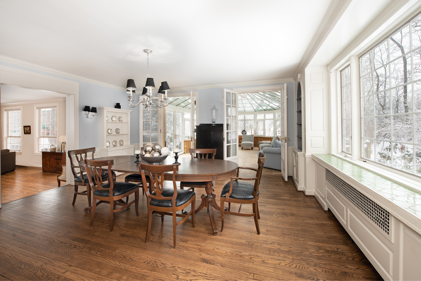 710 Walden Road Winnetka, IL 60093 - Photo 11 of 28 a view of a dining room with furniture and wooden floor
