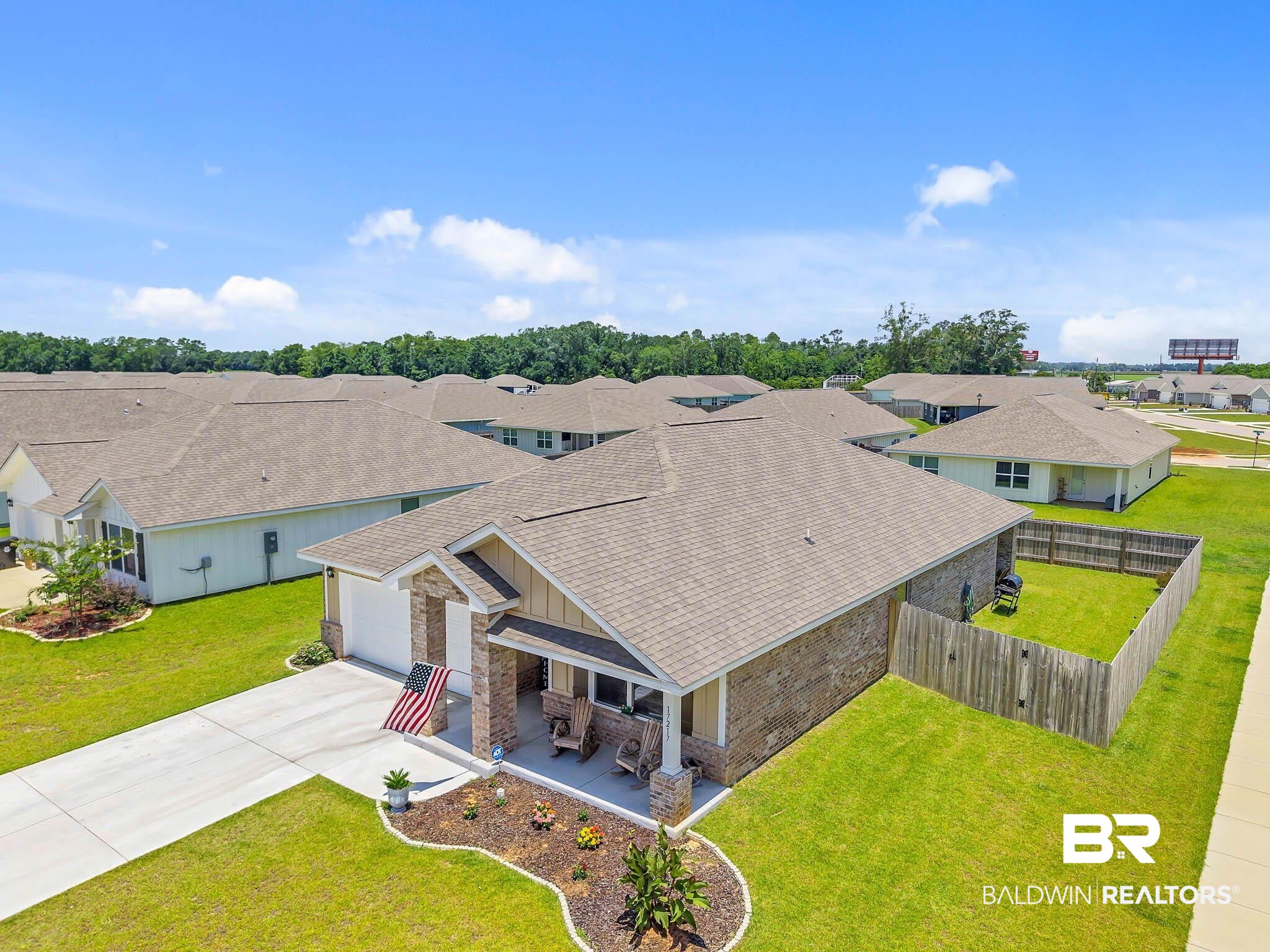 17217 REFLECTION Street Loxley, AL 36551 - Photo 57 of 83 Aerial perspective of suburban area