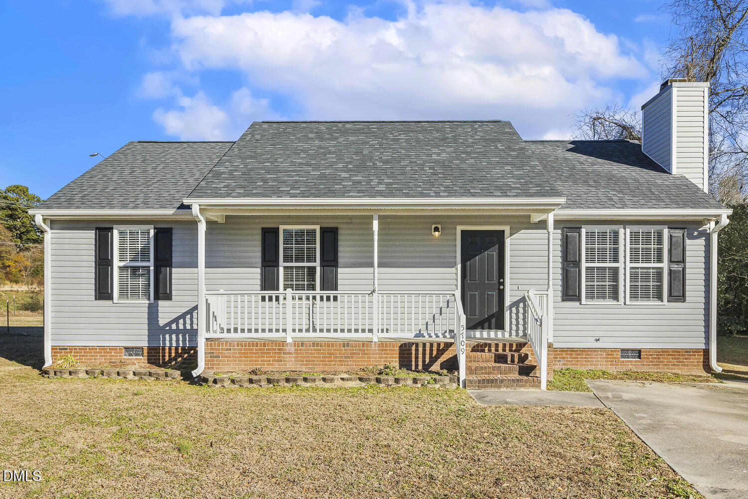 a view of a house with a patio