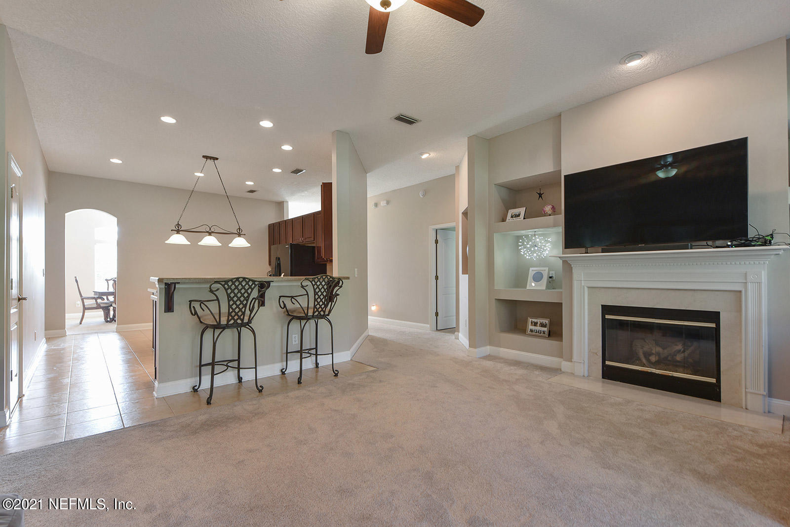 320 Edge Of Woods Road St. Augustine, FL 32092 - Photo 9 of 23 Family Room to Kitchen