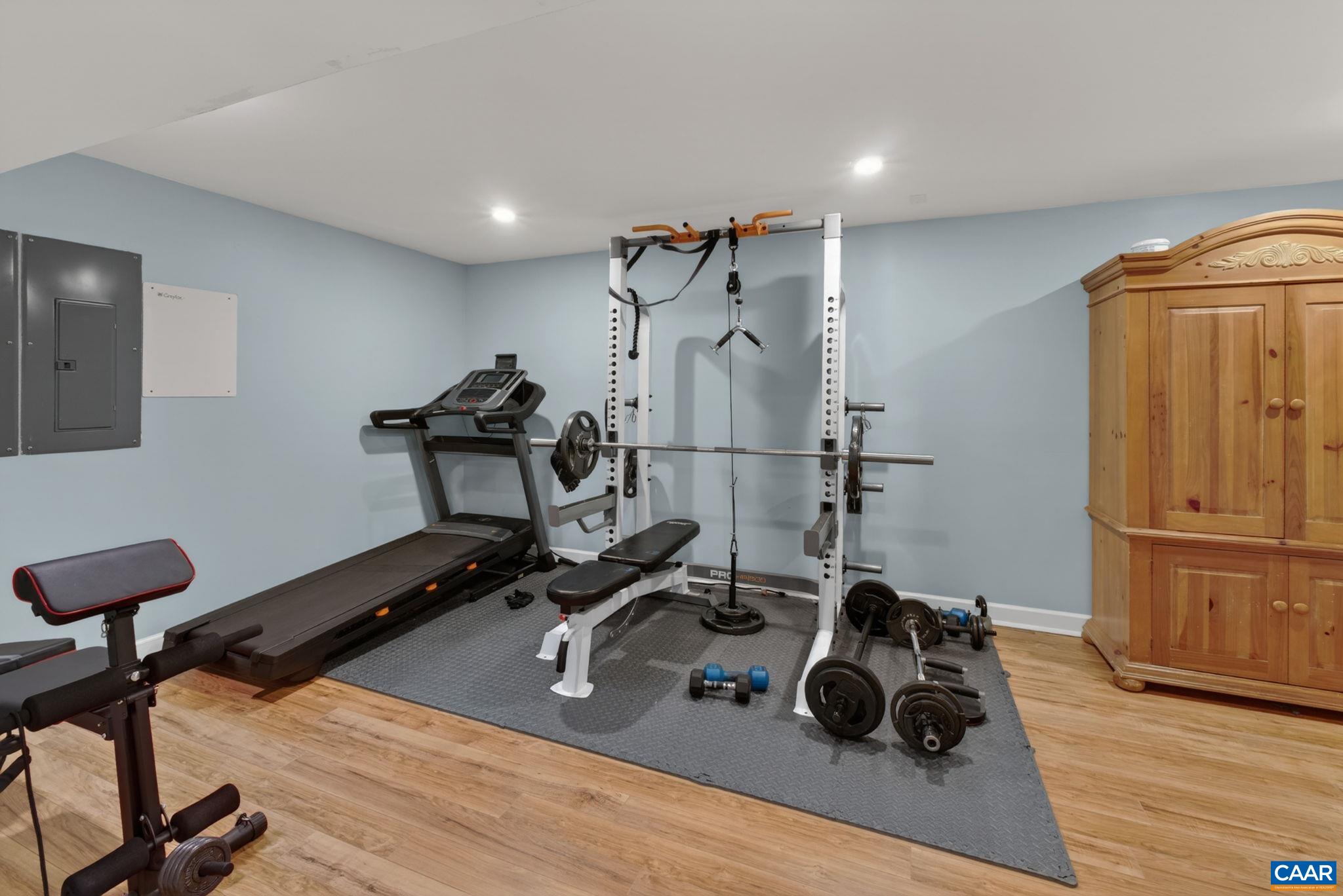 511 Taylor Ridge Way Palmyra, VA 22963 - Photo 41 of 57 a view of a room with gym equipment