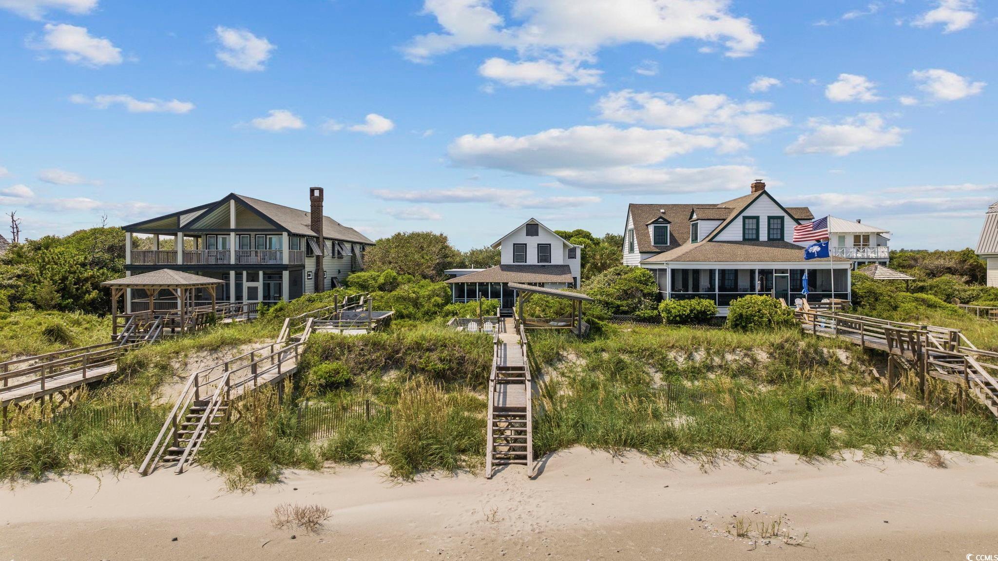 496 Myrtle Avenue Pawleys Island, SC 29585 - Photo 3 of 40 View of back of property