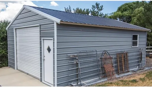 a view of wooden door