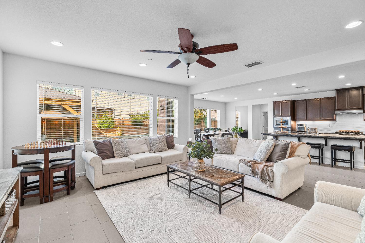2305 Augusta Avenue Tracy, CA 95377 - Photo 16 of 91 a living room with furniture kitchen view and a large window