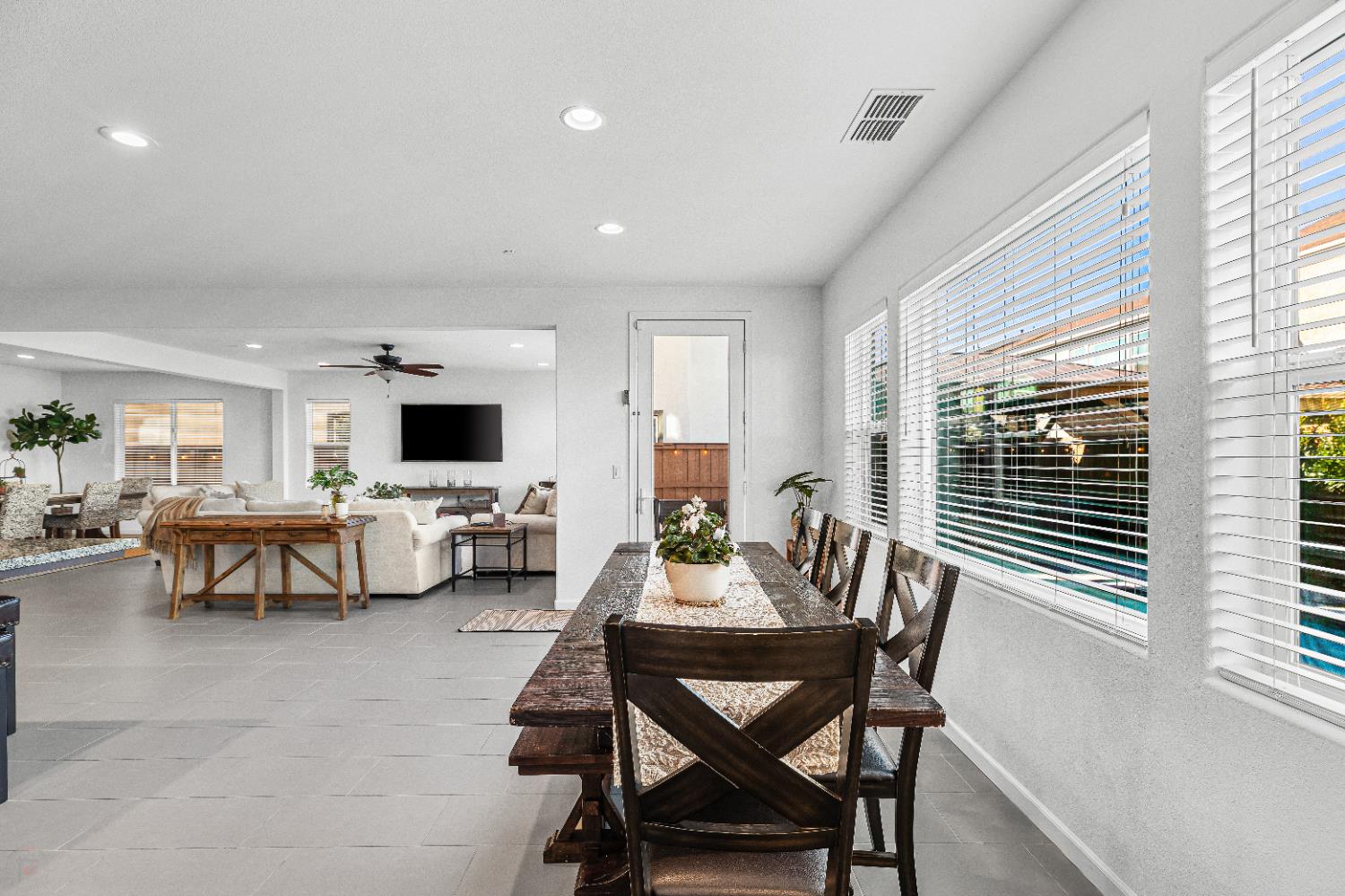 2305 Augusta Avenue Tracy, CA 95377 - Photo 29 of 91 a view of a dining room with furniture window and outside view