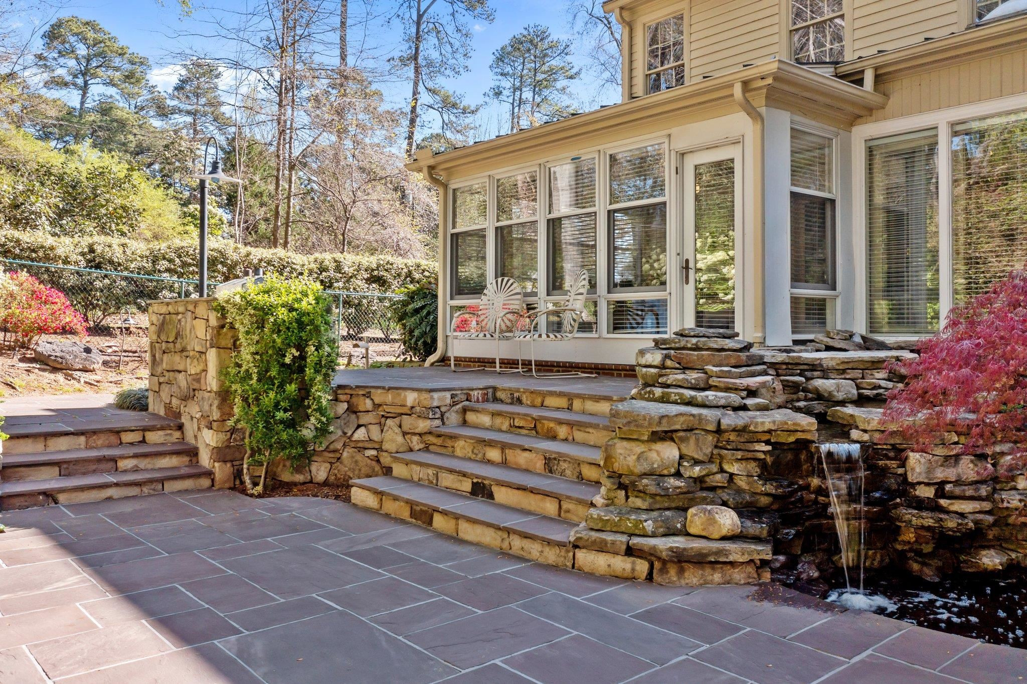 3608 Dover Road Durham, NC 27707 - Photo 37 of 60 a front view of a house with garden