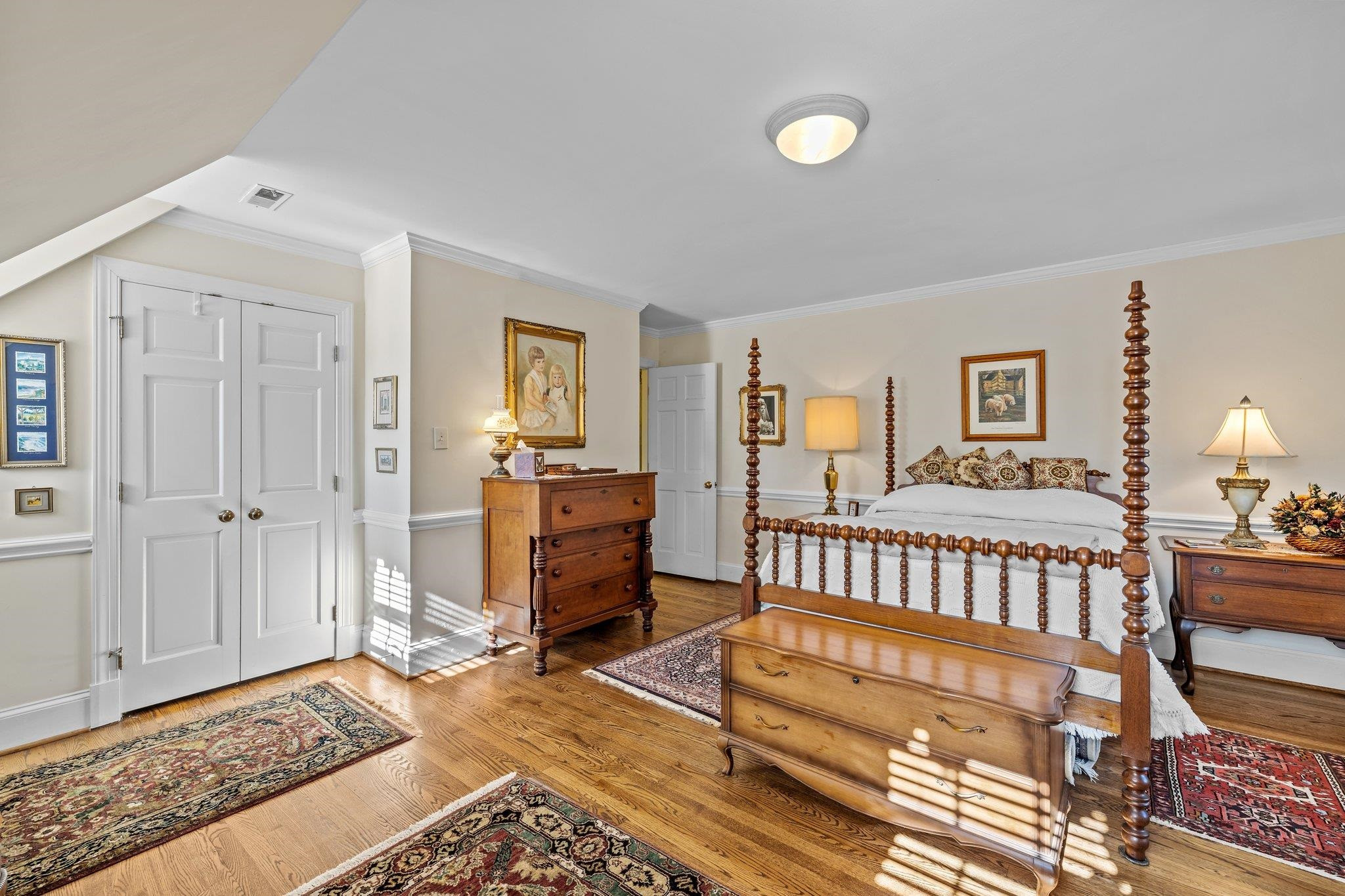 3608 Dover Road Durham, NC 27707 - Photo 47 of 60 a bedroom with furniture and a window