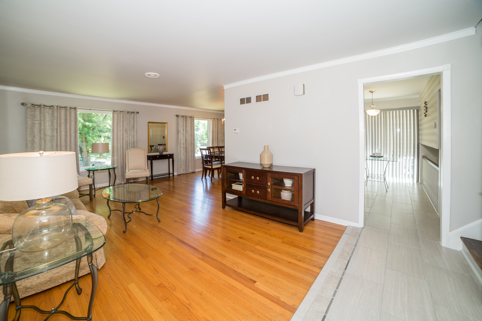 1258 Elder Road Homewood, IL 60430 - Photo 5 of 18 a living room with furniture and wooden floor
