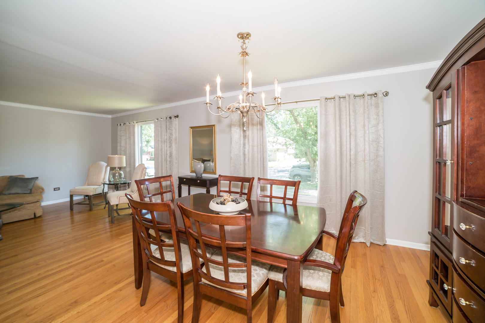 1258 Elder Road Homewood, IL 60430 - Photo 7 of 18 a view of a dining room with furniture window and outside view