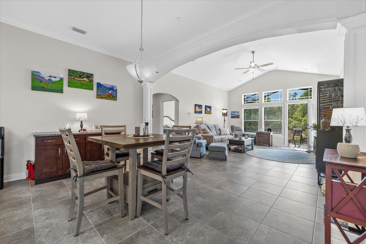 35 Timoga Trail St. Augustine, FL 32084 - Photo 14 of 52 a view of a dining room with furniture