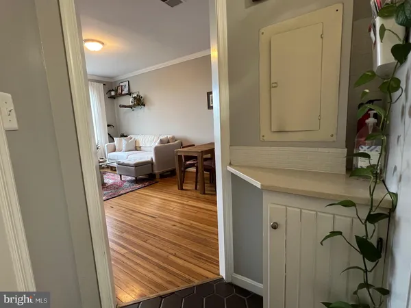 a room with storage and utility