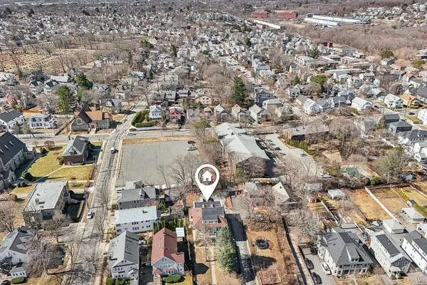 a view of a street with of houses
