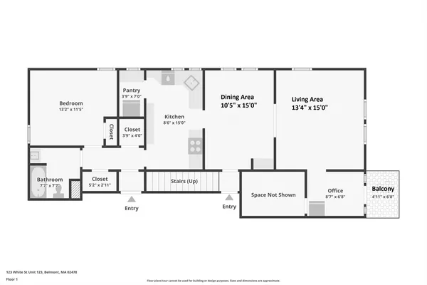 $834,900 | 123 White Street, Unit 123, Belmont, MA 02478