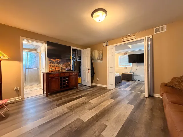 a view of storage and utility room