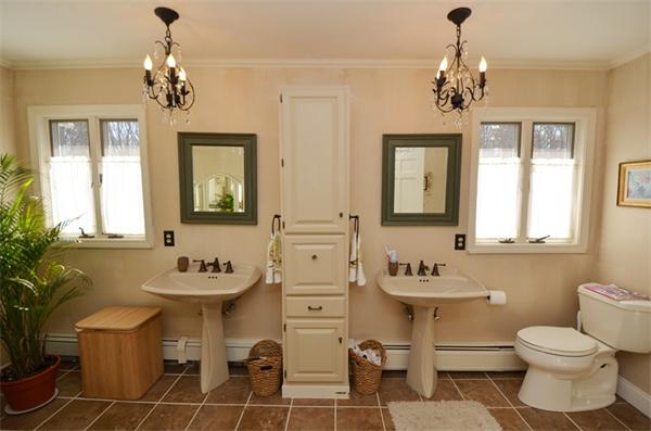 35 Olde Farms Road Boxford, MA 01921 - Photo 18 of 30 a bathroom with a sink toilet and mirror