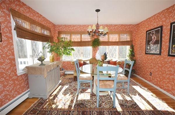 35 Olde Farms Road Boxford, MA 01921 - Photo 7 of 30 a view of a dining room with furniture a chandelier and wooden floor
