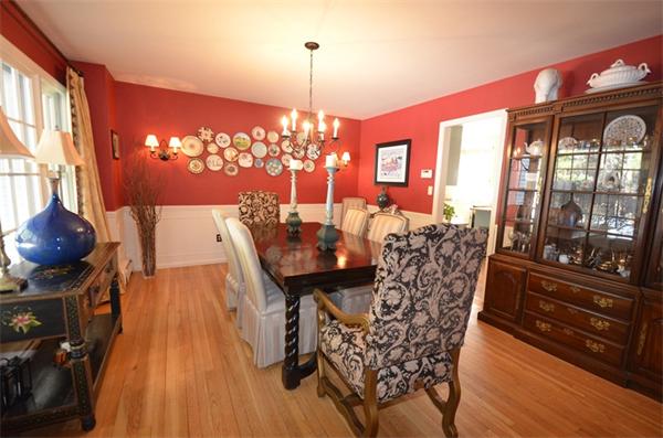 35 Olde Farms Road Boxford, MA 01921 - Photo 8 of 30 a view of a dining room with furniture and chandelier