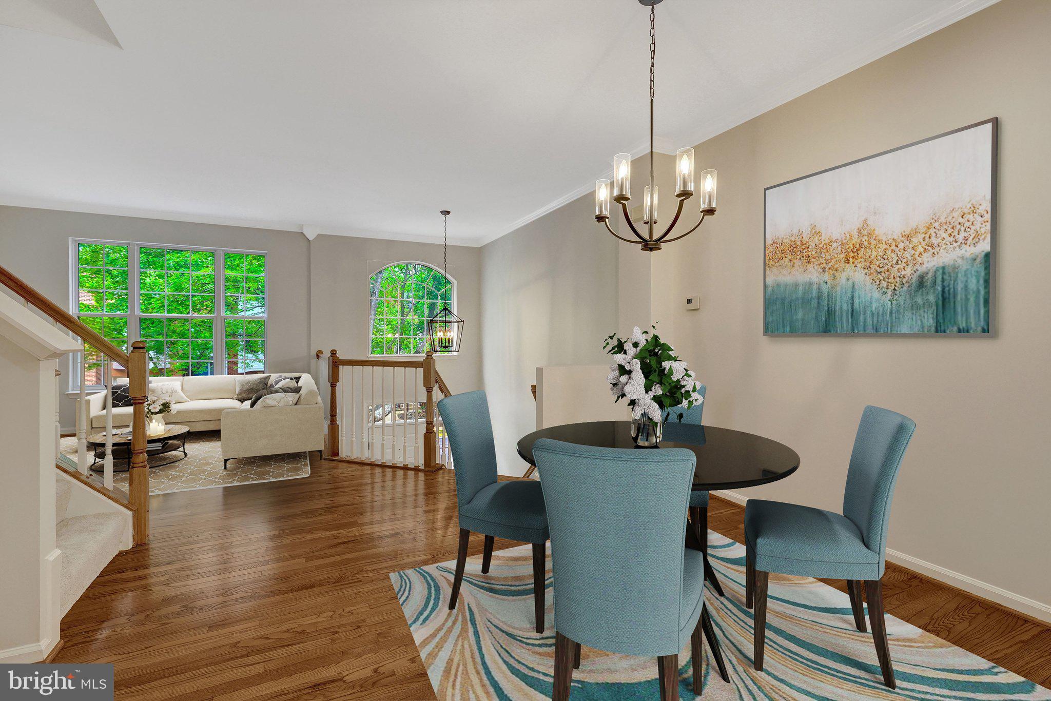 1268 Wild Hawthorn Way Reston, VA 20194 - Photo 11 of 55 Virtual Presentation of the Dining Room