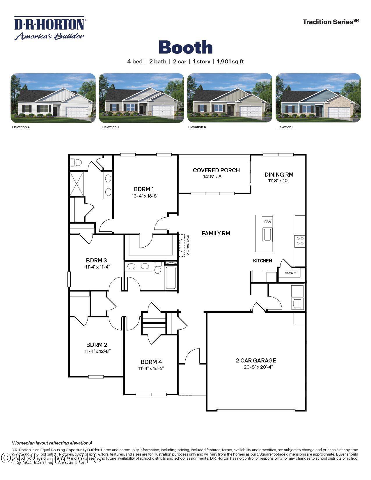 10835 Beard Way Bailey, NC 27807 - Photo 35 of 43 Booth - Tradition Series_BEAVER DAM CROS