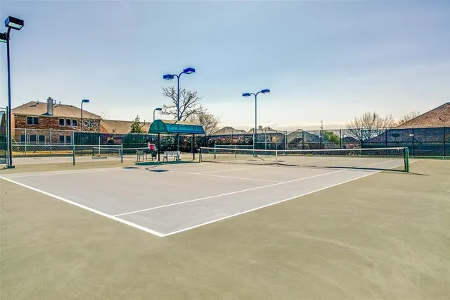a view of a tennis court