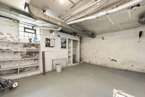 a view of storage and utility room