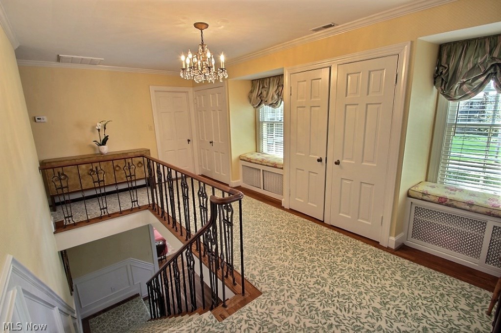 21149 Sydenham Road Shaker Heights, OH 44122 - Photo 8 of 17 2nd floor hallway with window seats
