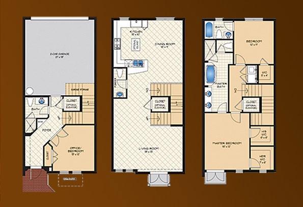 7660 Via Flores Way Boca Raton, FL 33487 - Photo 24 of 24 FLOOR PLAN OF VILLA MIZNER