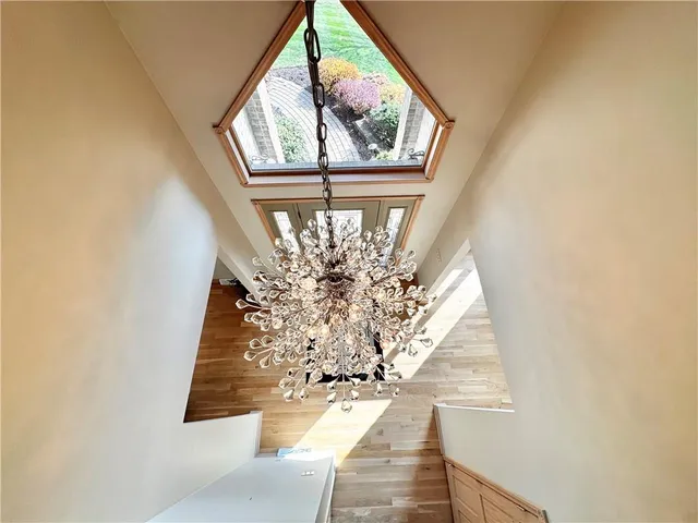 a view of a room with cabinet