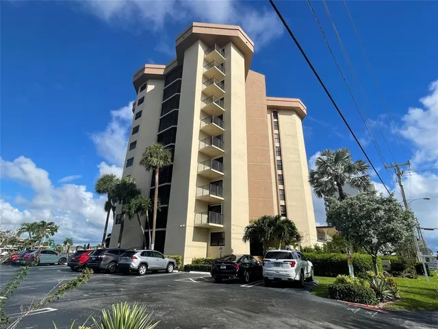 a front view of a building