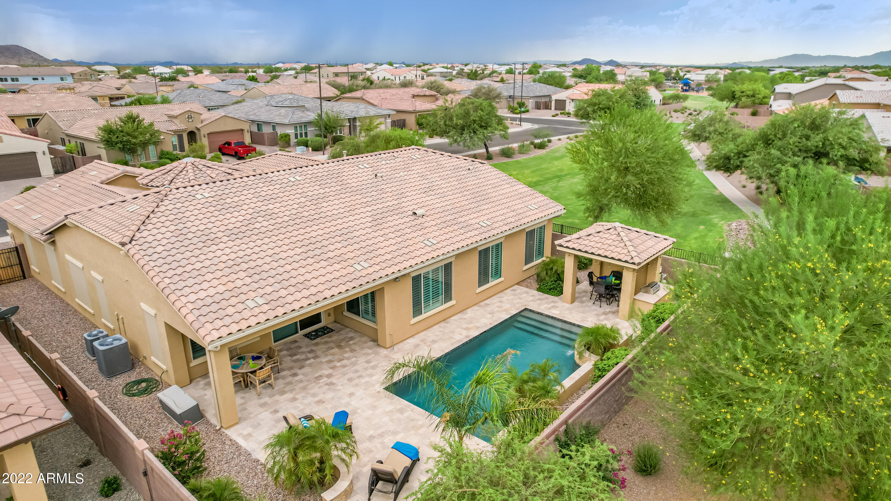 2226 East Saddlebrook Road Gilbert, AZ 85298 - Photo 69 of 84 69 - Saddlebrook 2226 Drone