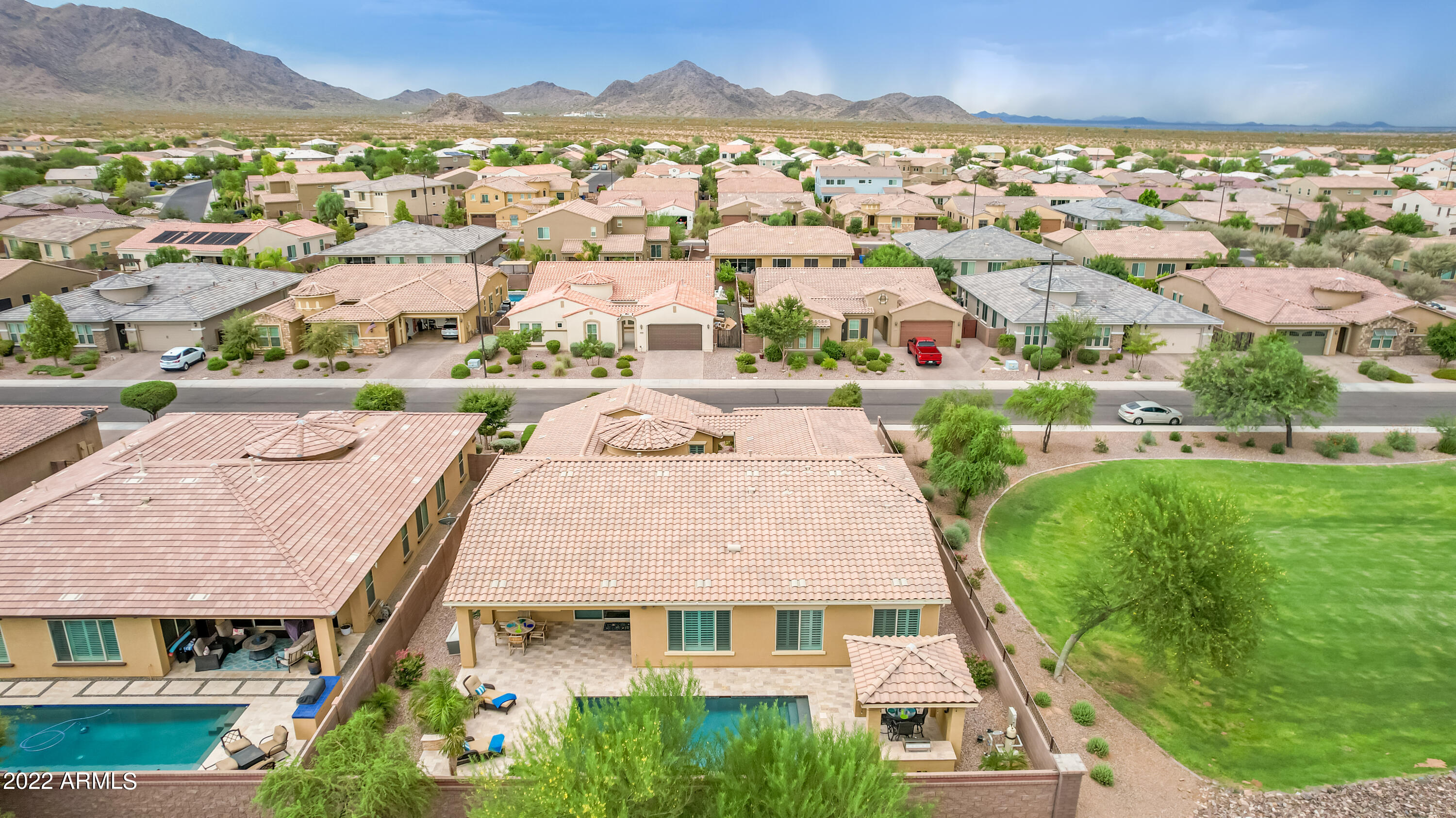 2226 East Saddlebrook Road Gilbert, AZ 85298 - Photo 70 of 84 70 - Saddlebrook 2226 Drone