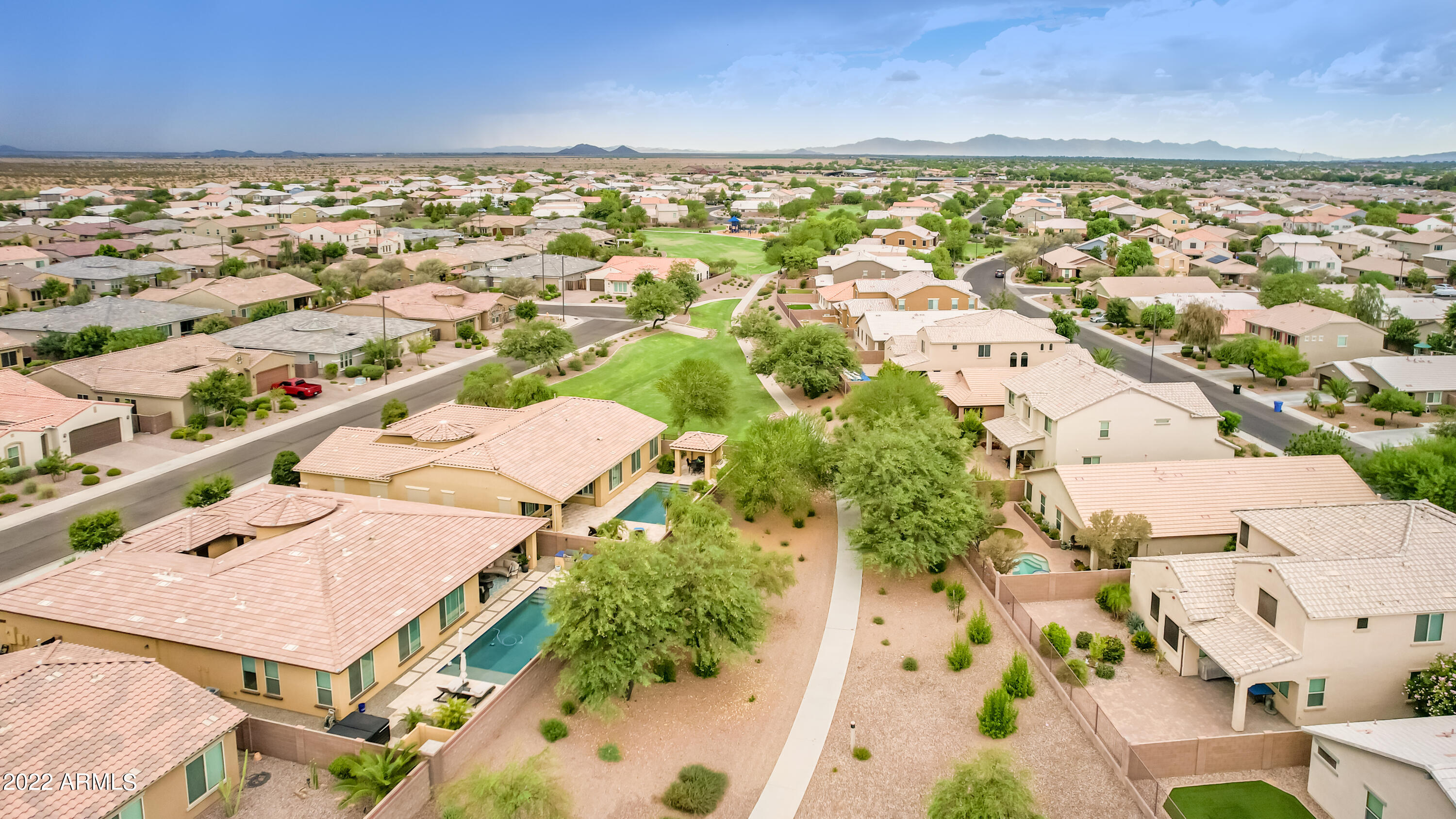 2226 East Saddlebrook Road Gilbert, AZ 85298 - Photo 73 of 84 73 - Saddlebrook 2226 Drone