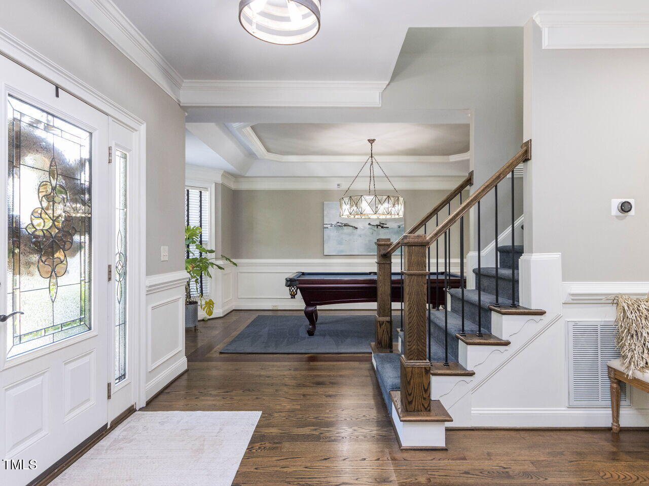 1201 Kalworth Road Wake Forest, NC 27587 - Photo 23 of 76 a view of entryway and hall with dining room