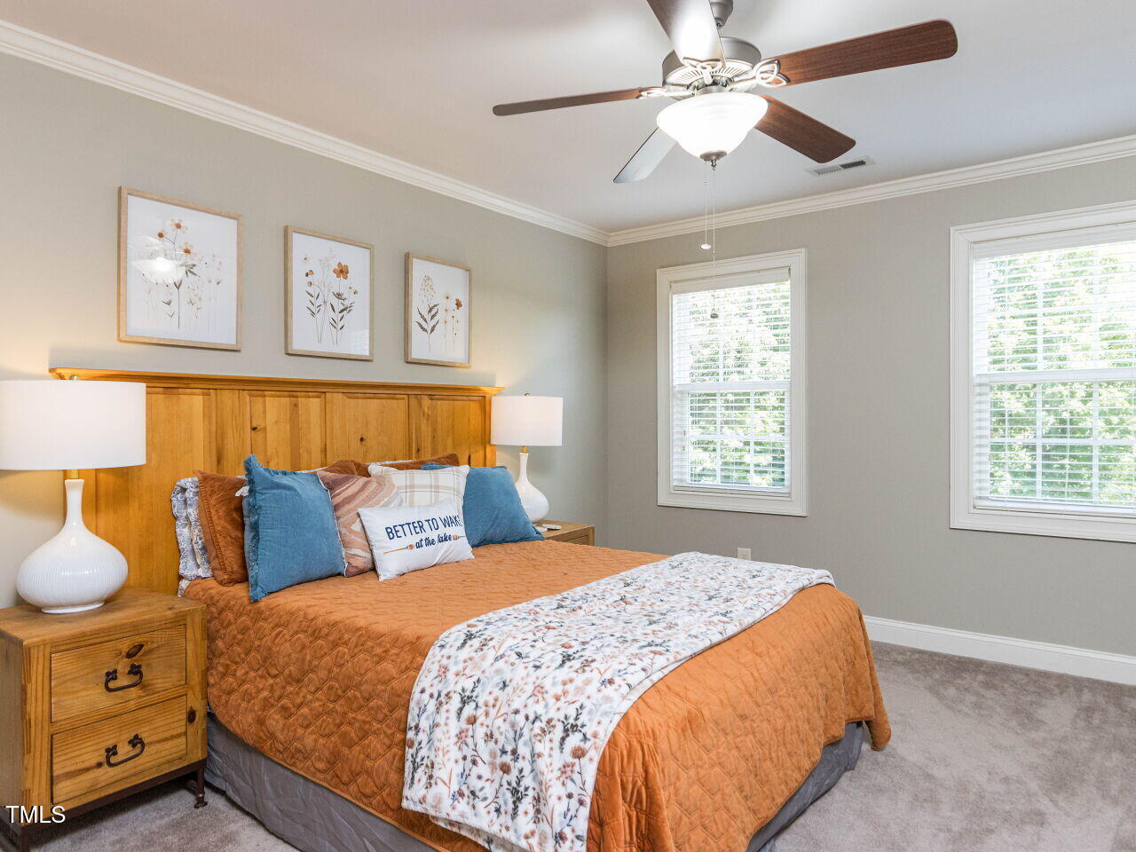 1201 Kalworth Road Wake Forest, NC 27587 - Photo 36 of 76 a bedroom with a bed and a window