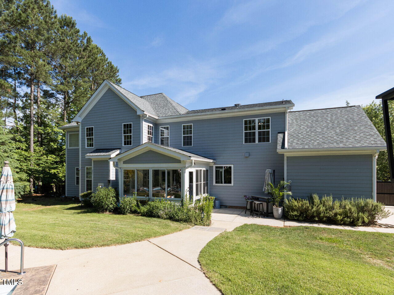 1201 Kalworth Road Wake Forest, NC 27587 - Photo 52 of 76 a front view of a house with a yard