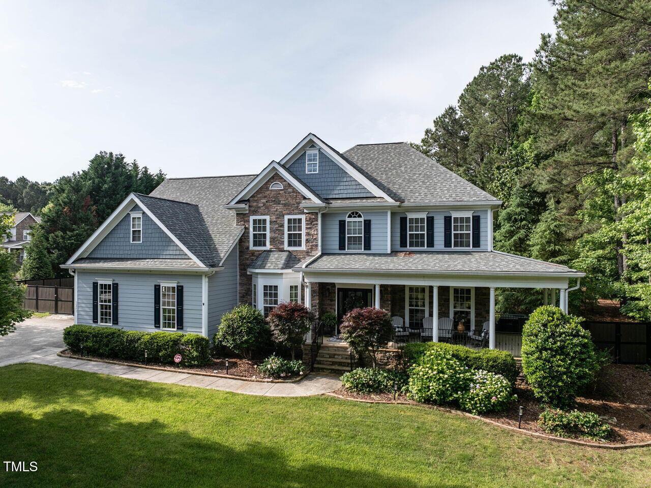 1201 Kalworth Road Wake Forest, NC 27587 - Photo 68 of 76 a front view of a house with a yard