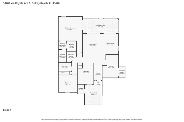 $299,000 | 14407 VÃa Royal, Unit 1, Delray Beach, FL 33446