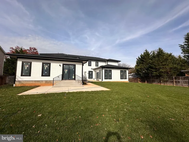 front view of a house with a big yard