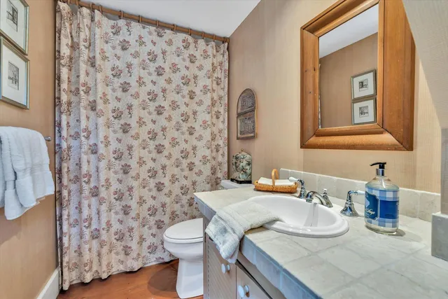 a very nice looking room with a large window