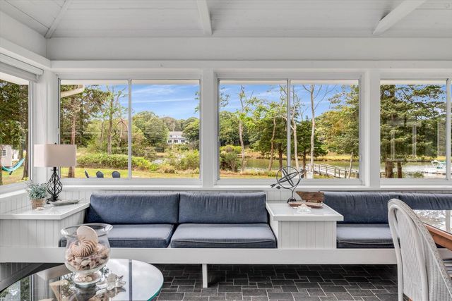 a living room filled with furniture