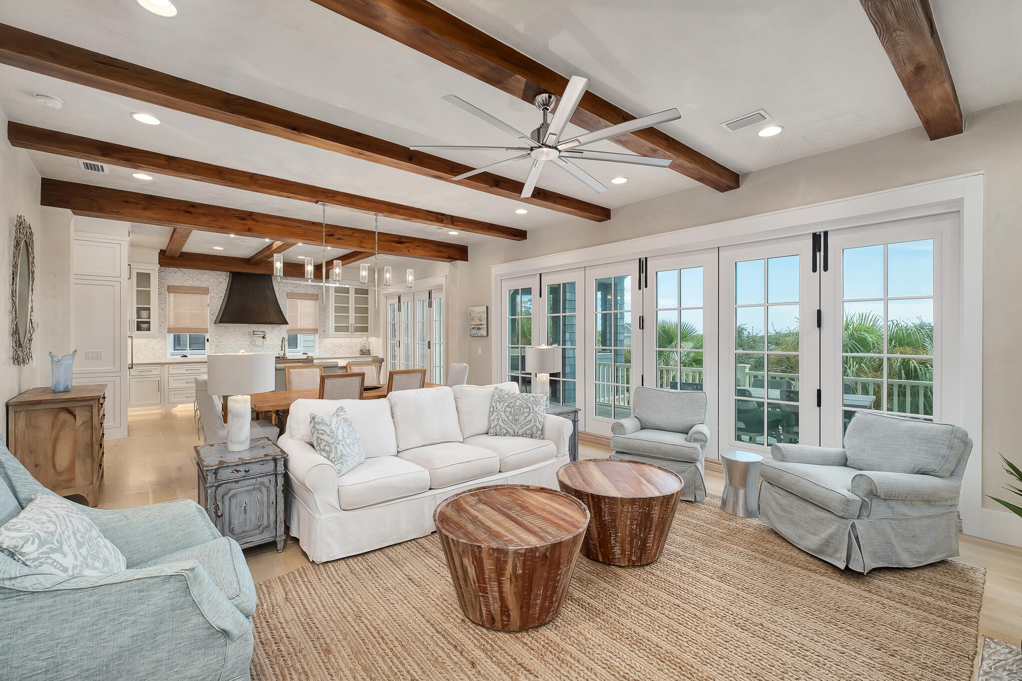 409 Coopersmith Lane Inlet Beach, FL 32461 - Photo 34 of 97 a living room with furniture and a large window