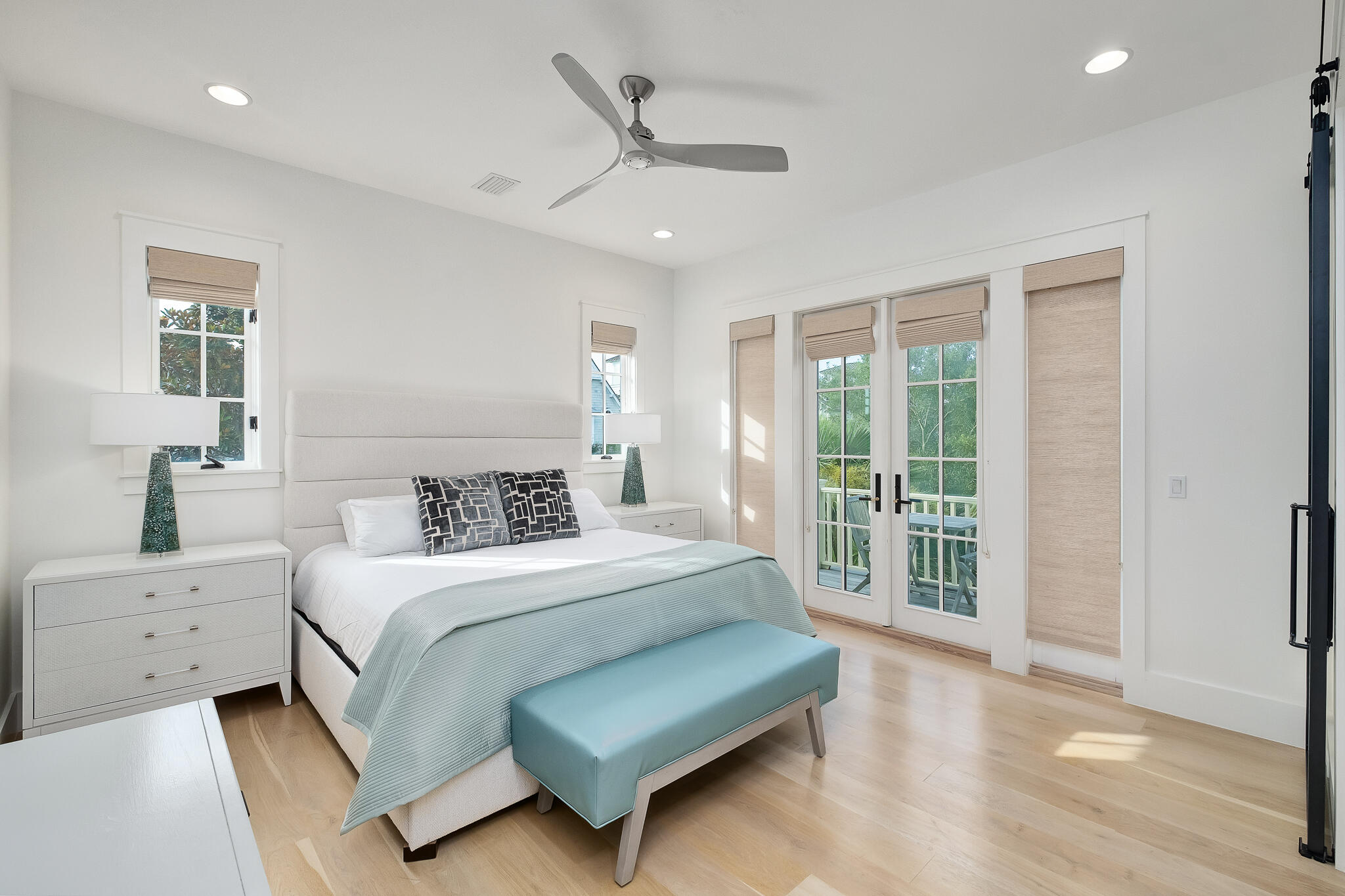 409 Coopersmith Lane Inlet Beach, FL 32461 - Photo 48 of 97 a bedroom with a large bed and a large window