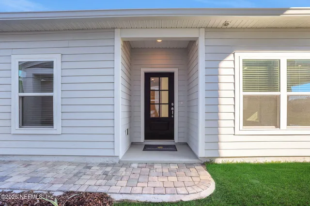 a view of front door
