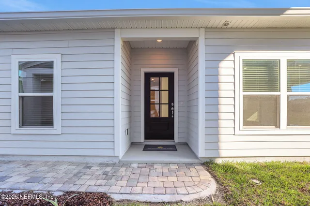a view of entrance front of house