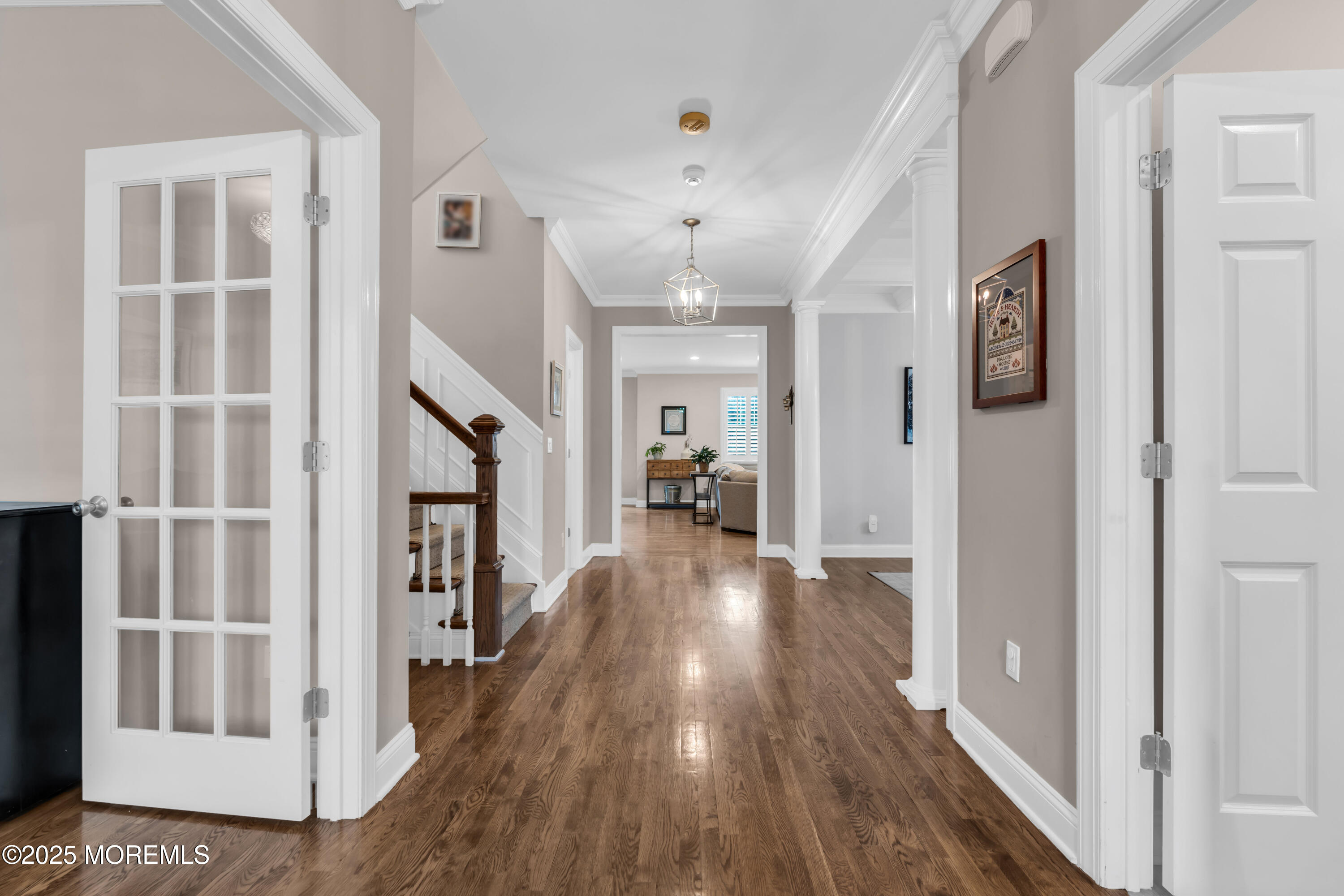 12 Forrest Avenue Rumson, NJ 07760 - Photo 22 of 55 a view of a hallway with wooden floor and windows