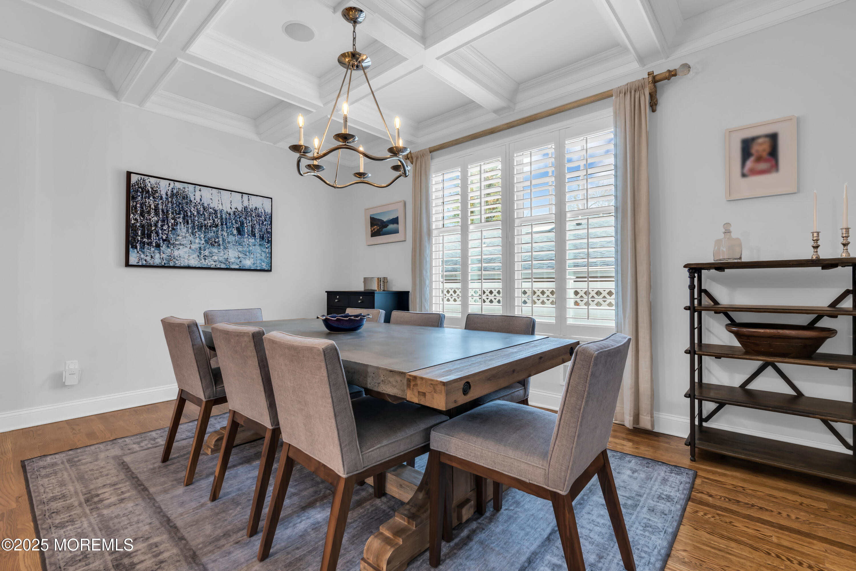 12 Forrest Avenue Rumson, NJ 07760 - Photo 41 of 55 a view of a dining room with furniture window and wooden floor