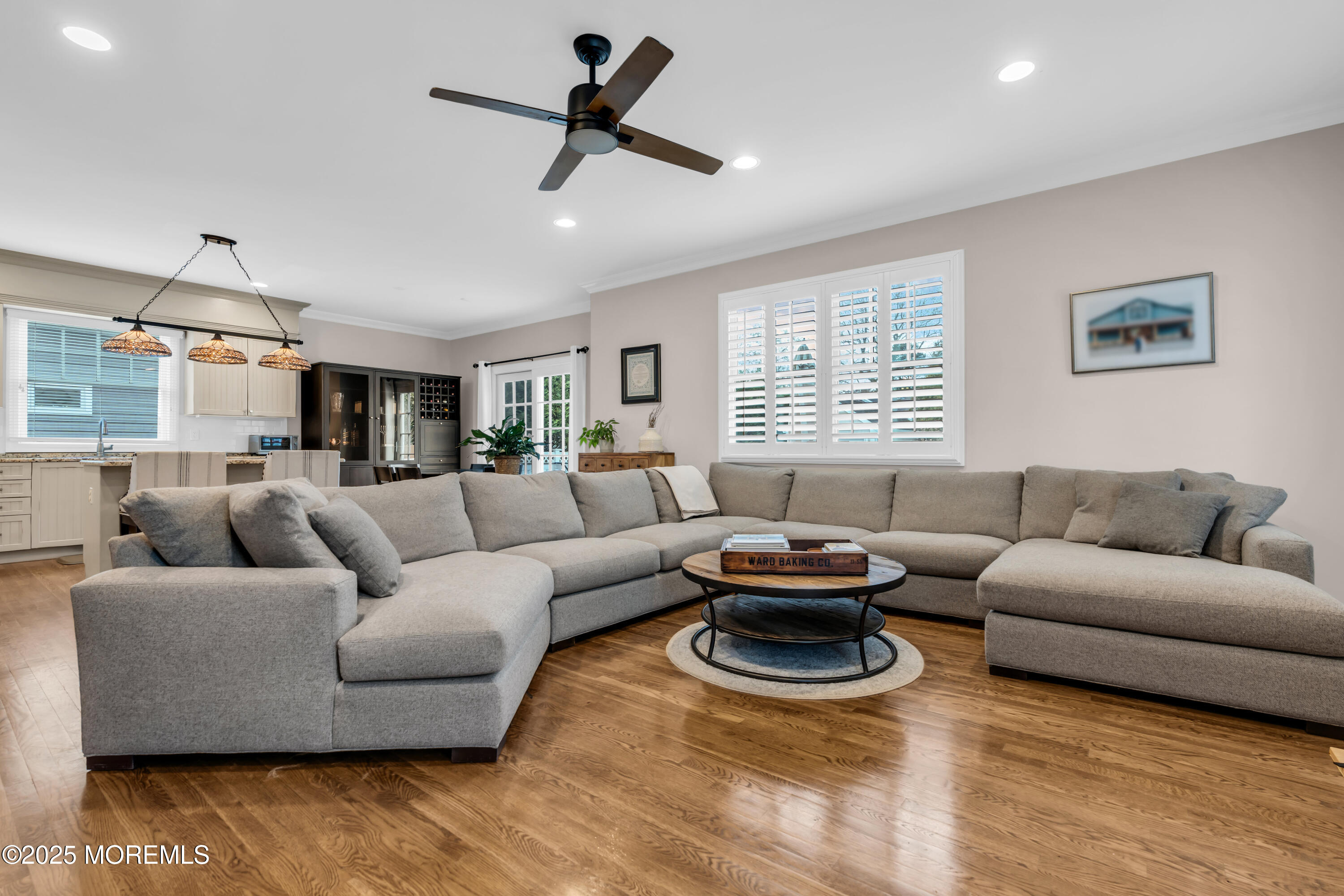 12 Forrest Avenue Rumson, NJ 07760 - Photo 49 of 55 a living room with furniture a ceiling fan and a window