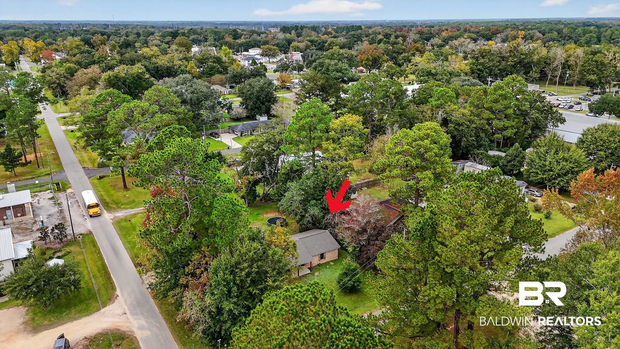 21895 2nd Street Silverhill, AL 36576 - Photo 11 of 43 Aerial view of property's location