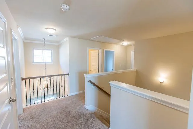 a view of livingroom with kitchen